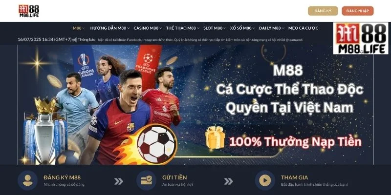 Giới thiệu M88 giúp bạn có cái nhìn tổng quan về sàn cược.