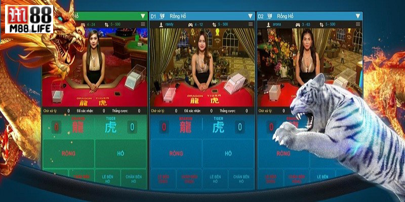 Tổng quan về trò chơi rồng hổ M88 cho tất cả thành viên.