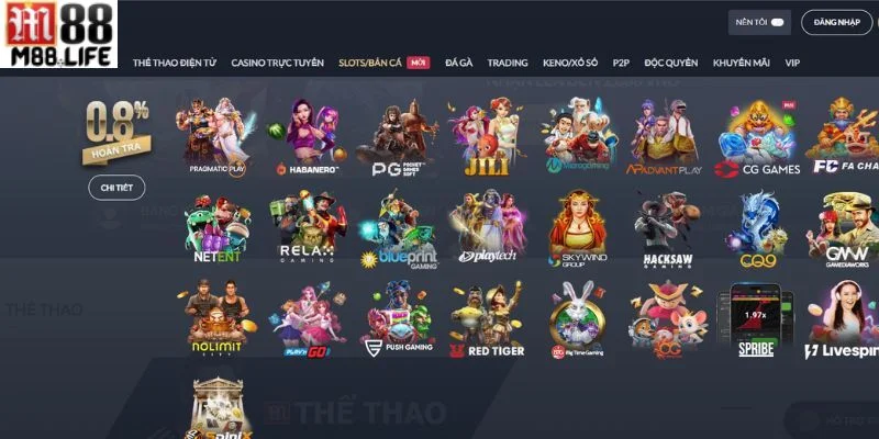 Kho game độc quyền chỉ có tại nhà cái M88 châu Á. 